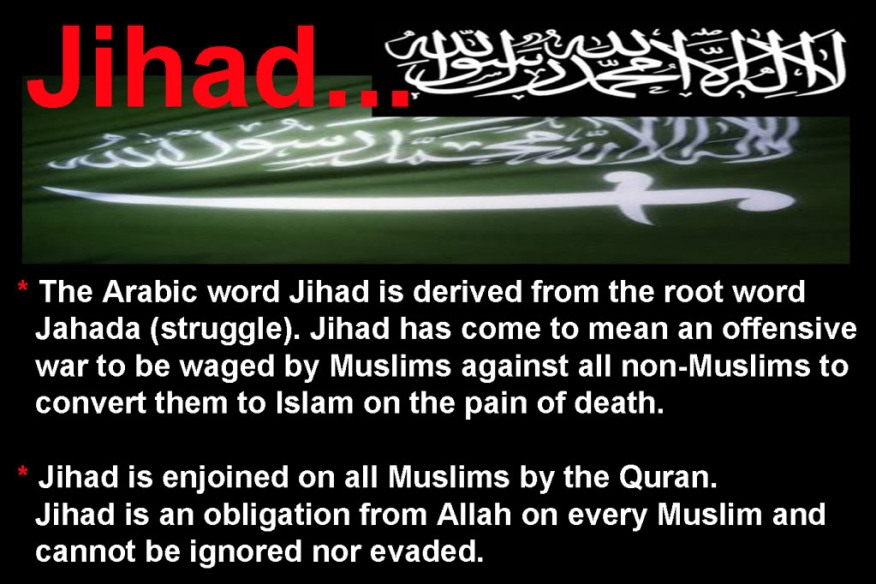 Image result for pics of koran and jihad